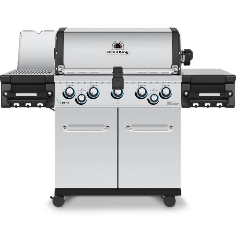 Broil King Regal S 590 PRO IR 5-Burner Gas Grill With Rotisserie & Infrared Side Burner