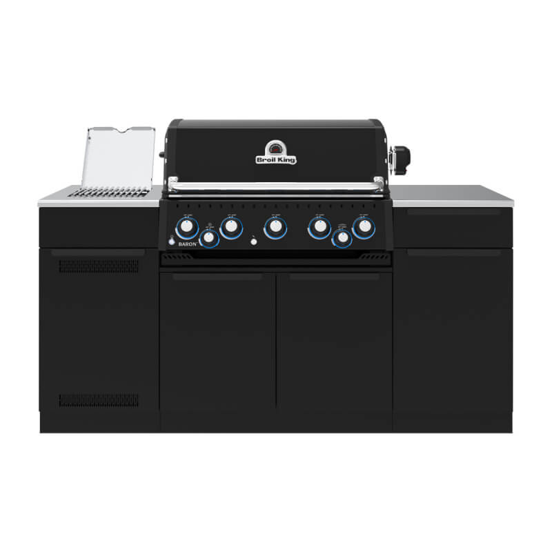 Broil King Baron Shadow 590i 4-Burner Gas Grill With Rotisserie & Side Burner