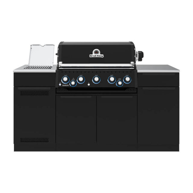 Broil King Baron Shadow 590i 4-Burner Gas Grill With Rotisserie & Side Burner