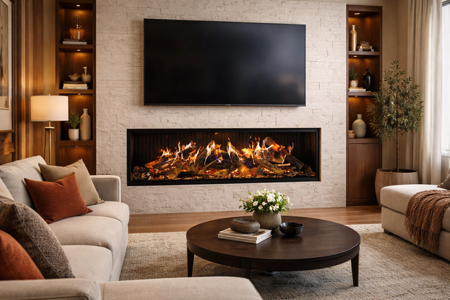 Amantii Signature MultiView Holo built-in electric fireplace