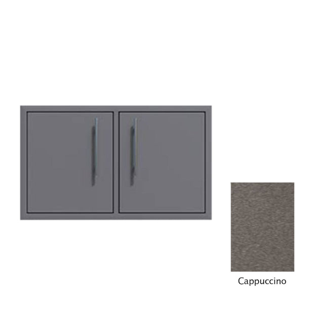 Canyon Series 40"w by 18"h Under-Grill Double Access Door In Cappuccino - CAN013-F02-Cappuccino