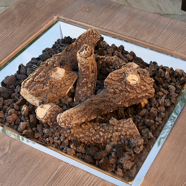 Outdoor Ceramic Fiber Log Set