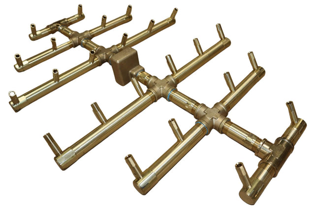 Crossfire CFBCT Circular Tree-Style Brass Gas Fire Pit Burner