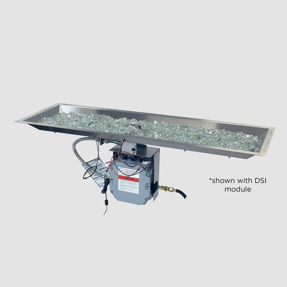 Crystal Fire Plus Linear Gas Burner