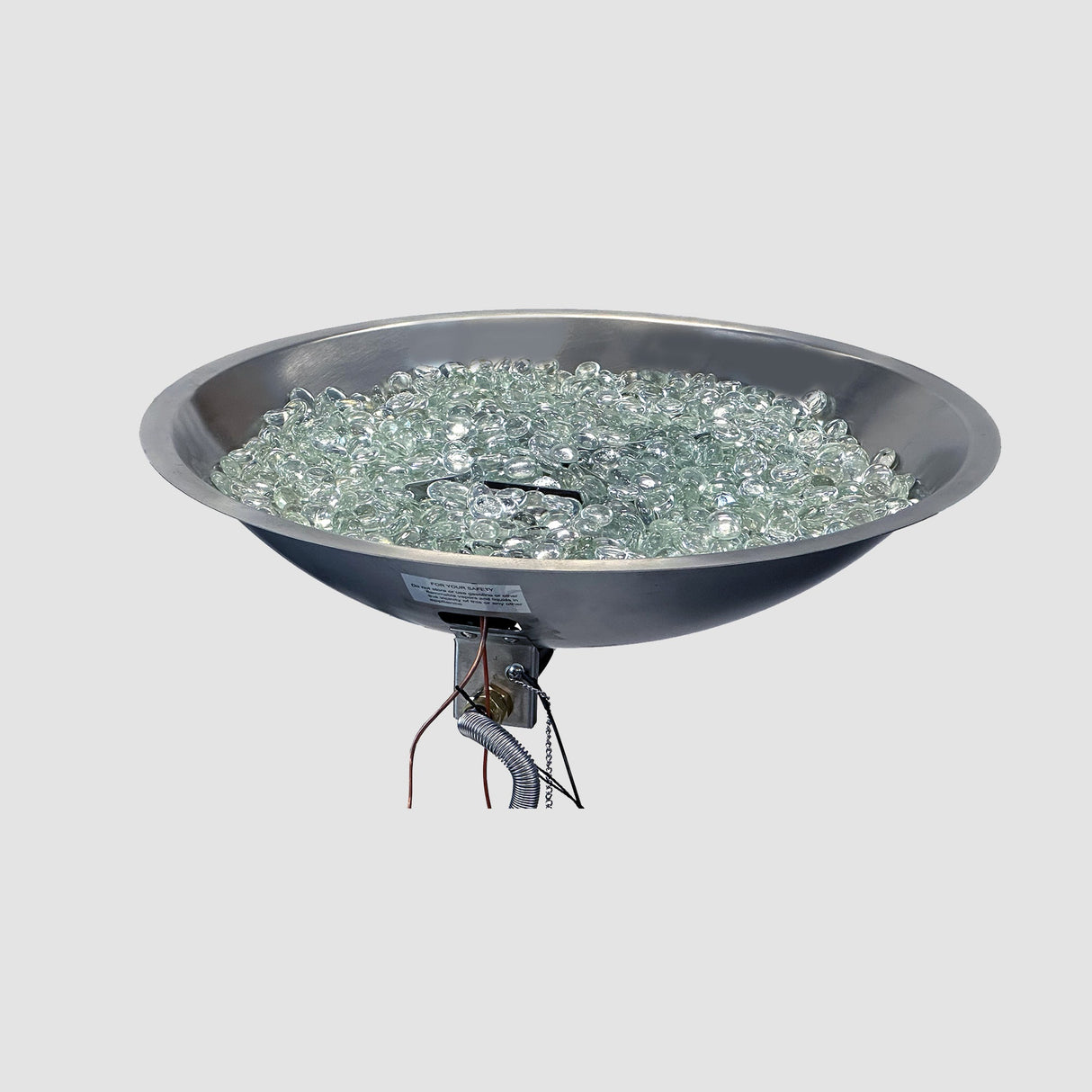 Crystal Fire Plus Round Gas Burner