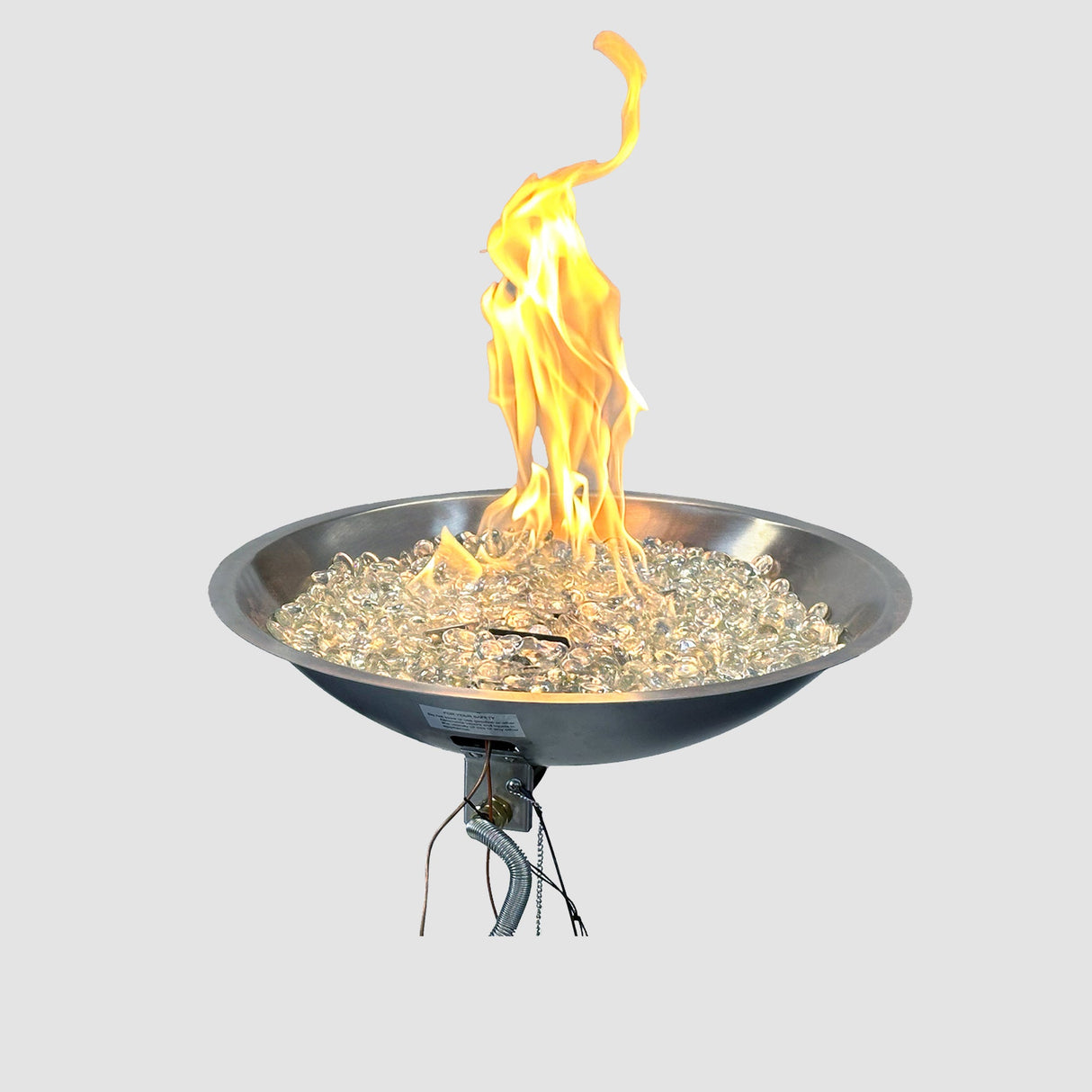 Crystal Fire Plus Round Gas Burner