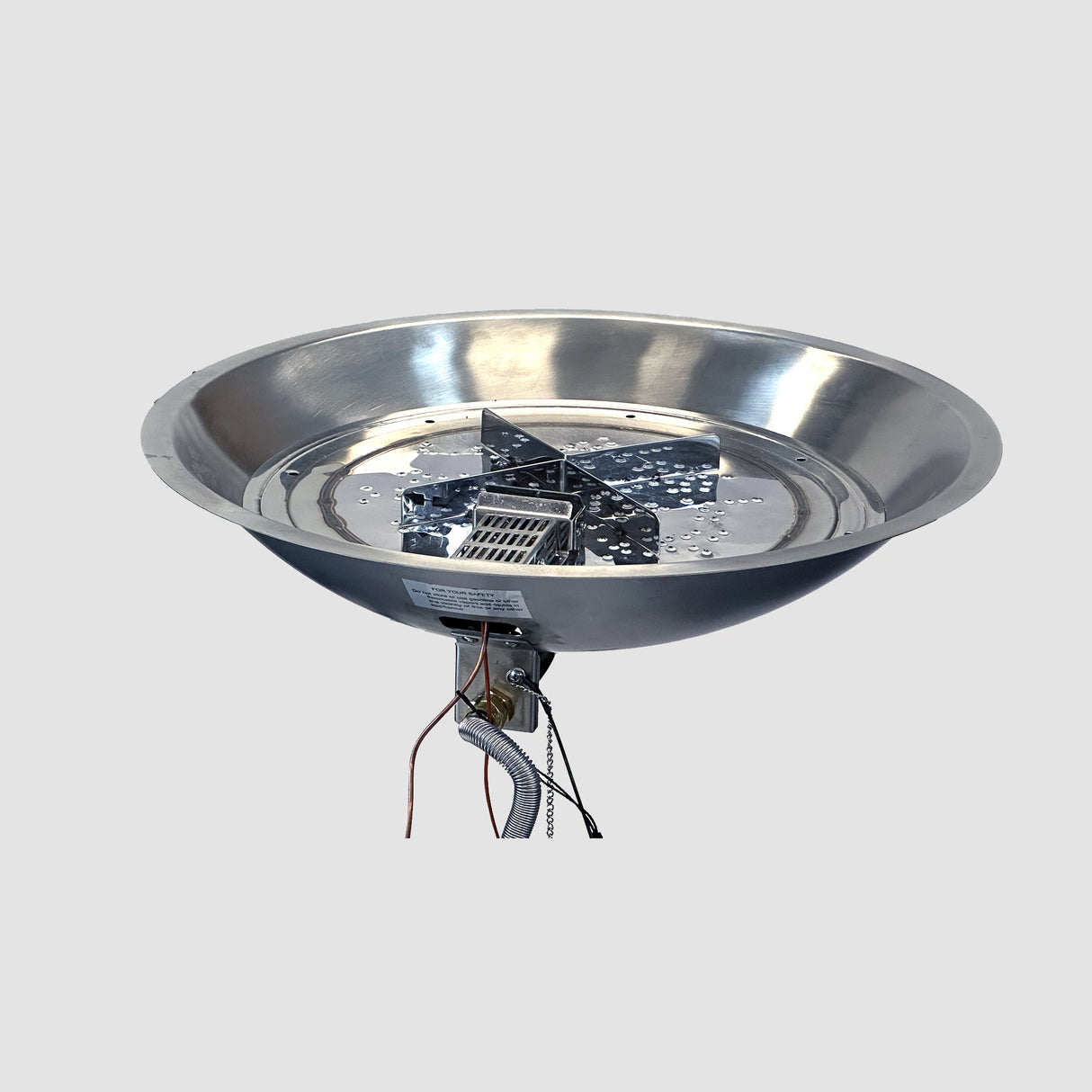 Crystal Fire Plus Round Gas Burner