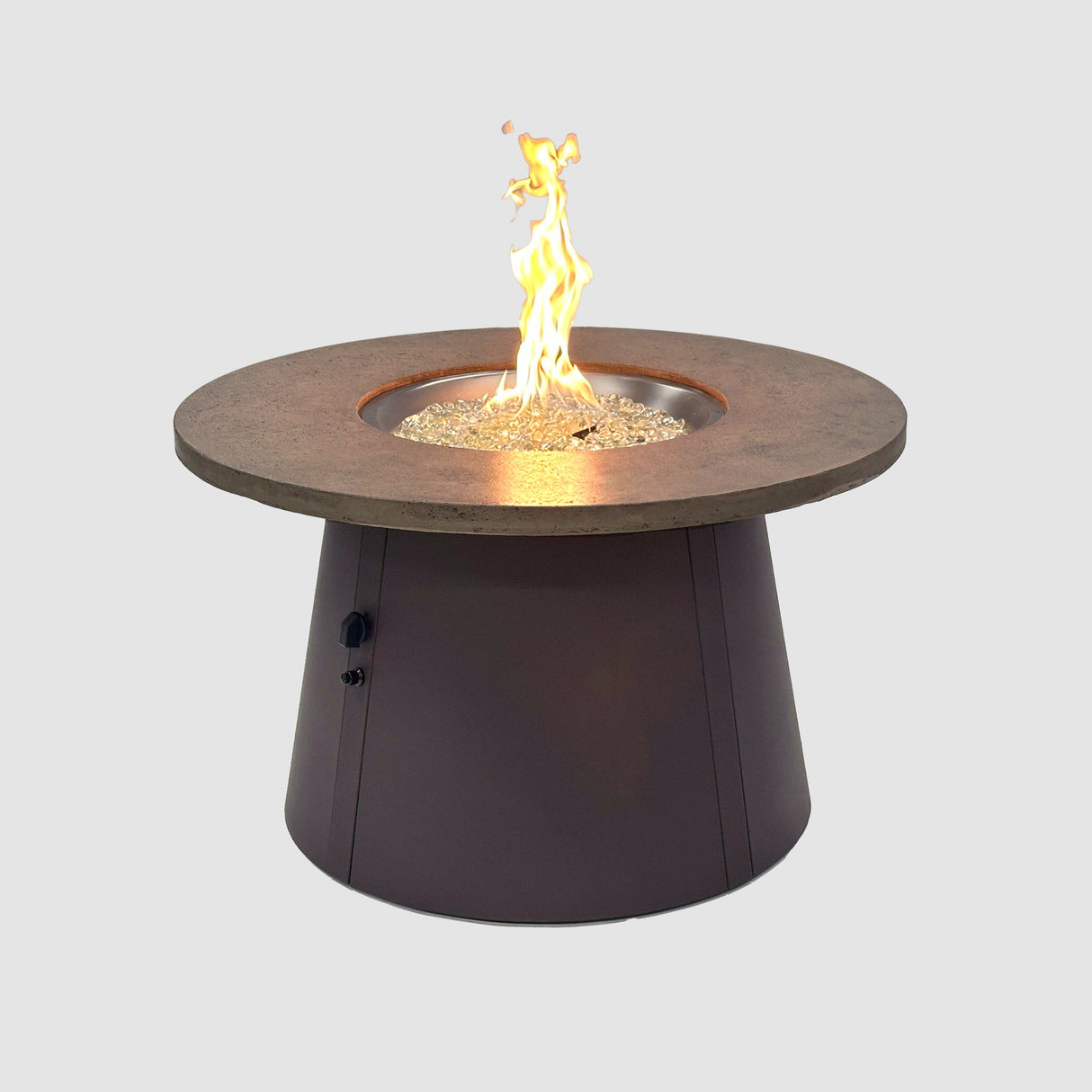 The Outdoor GreatRoom Cirvalo Round Gas Fire Pit Table