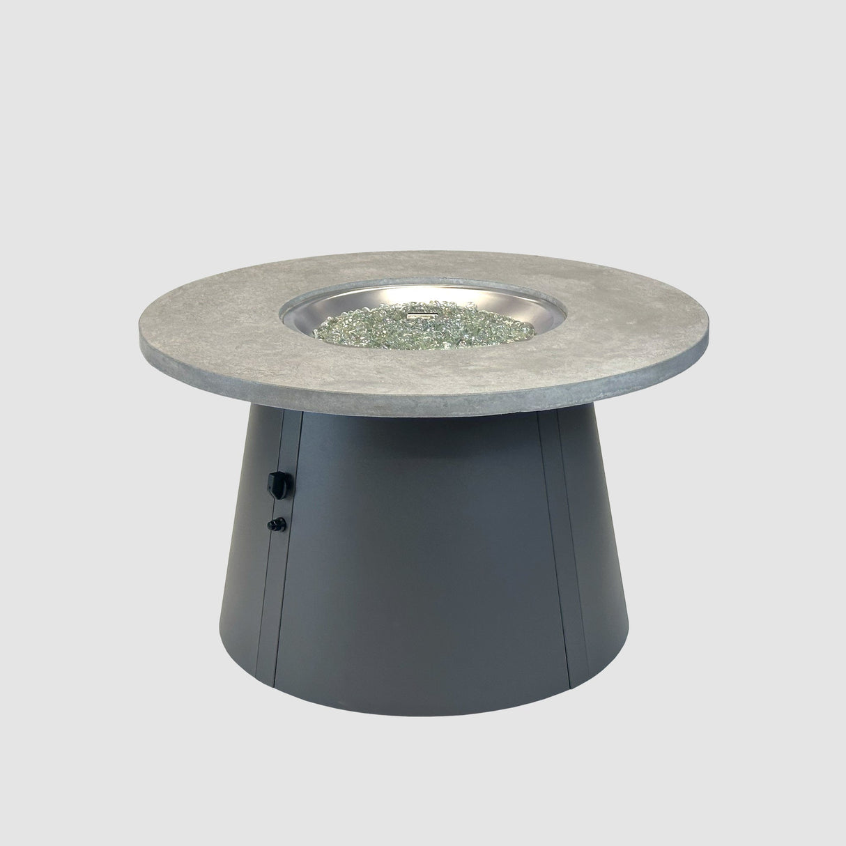 The Outdoor GreatRoom Cirvalo Round Gas Fire Pit Table