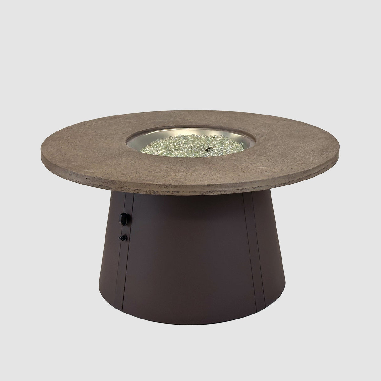 The Outdoor GreatRoom Cirvalo Round Gas Fire Pit Table