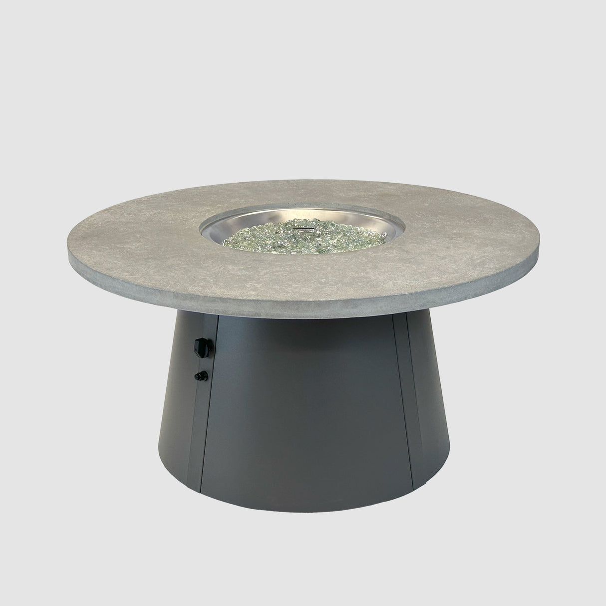 The Outdoor GreatRoom Cirvalo Round Gas Fire Pit Table