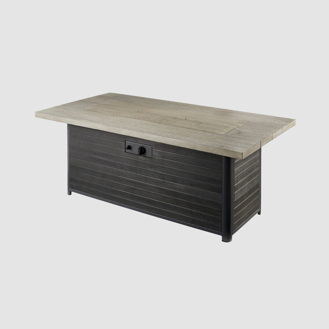 Cedar Ridge Linear Gas Fire Pit Table