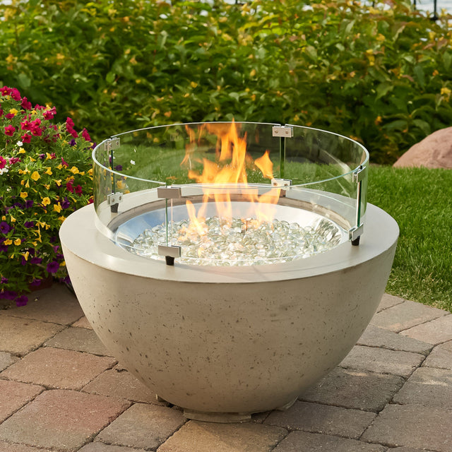 The Outdoor GreatRoom Cove Round Gas Fire Pit Bowl 29"