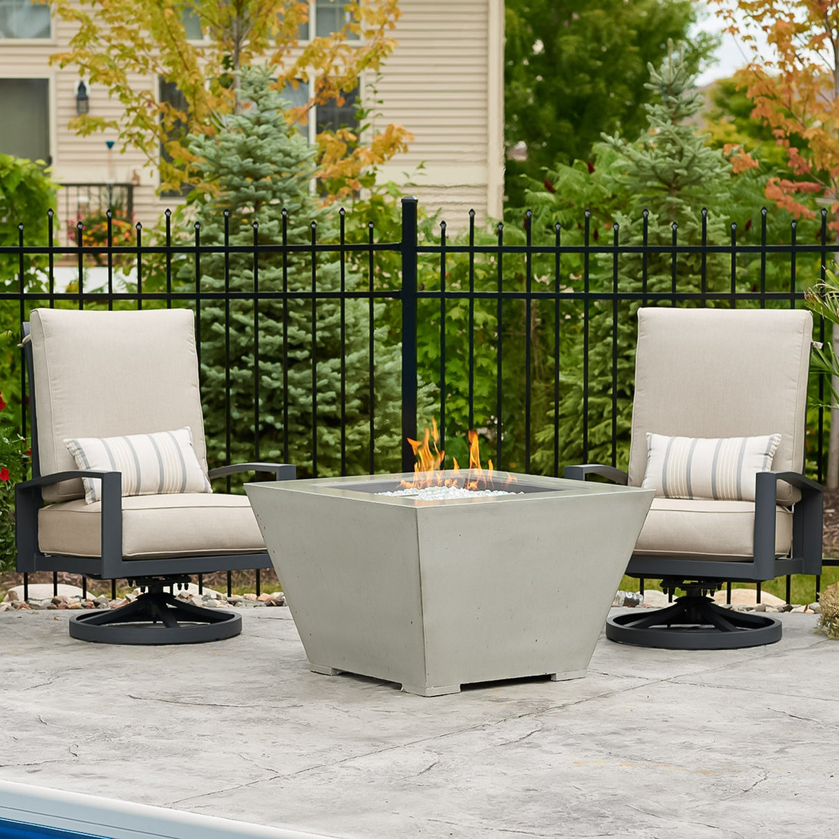 Cove Square Gas Fire Pit Bowl