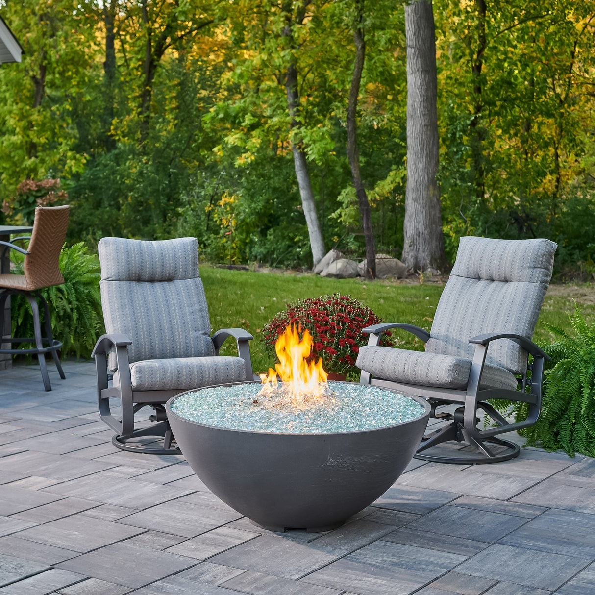 Cove Edge Round Gas Fire Pit Bowl 42"