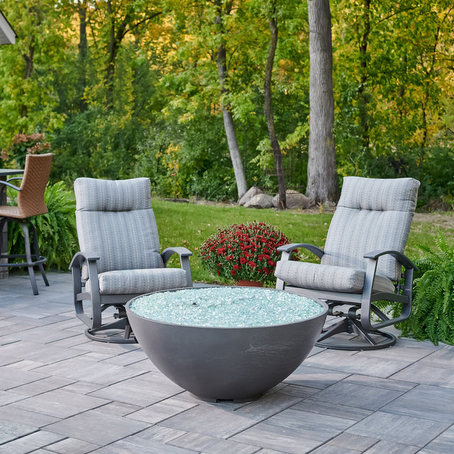 Cove Edge Round Gas Fire Pit Bowl 42"