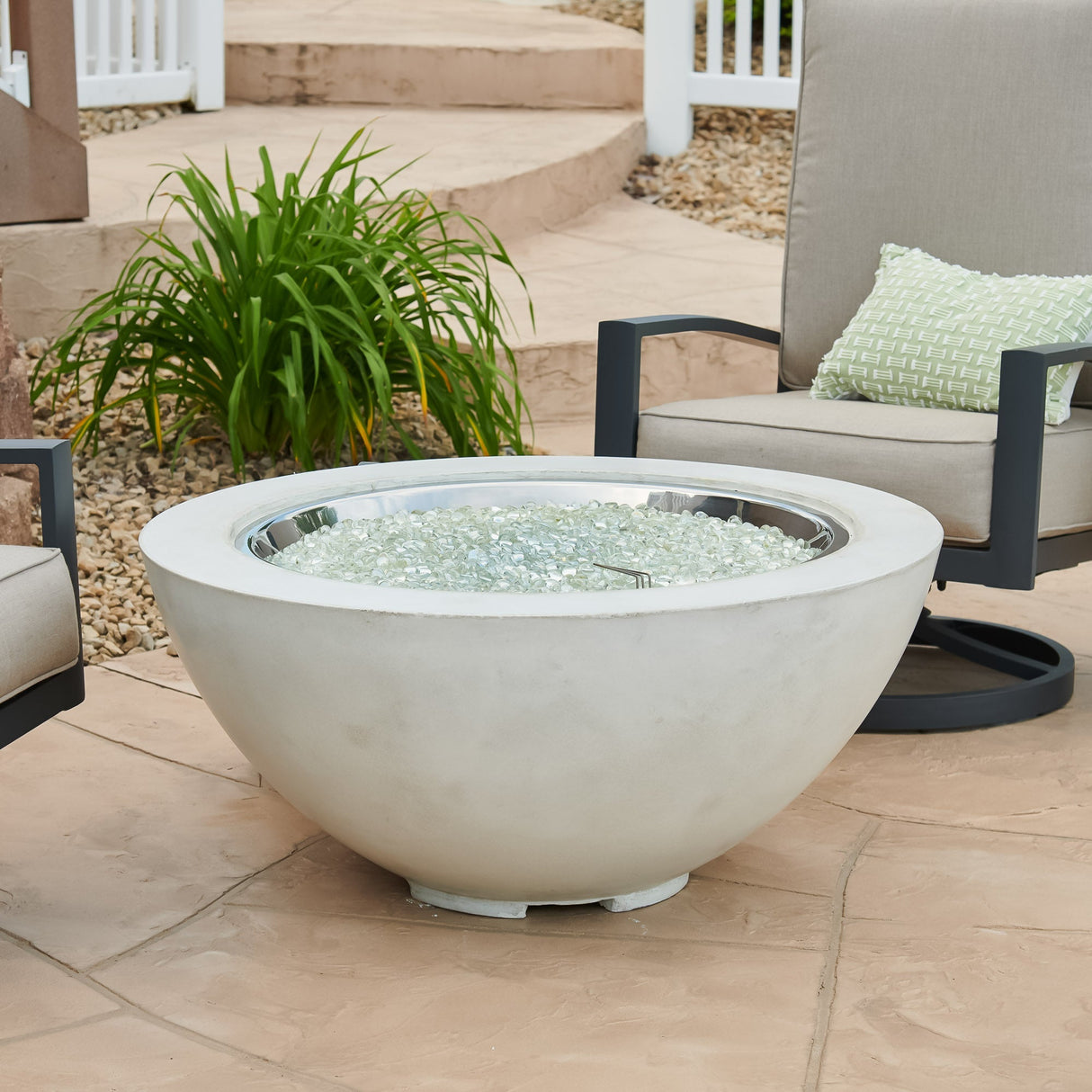 Cove Round Gas Fire Pit Bowl 42"