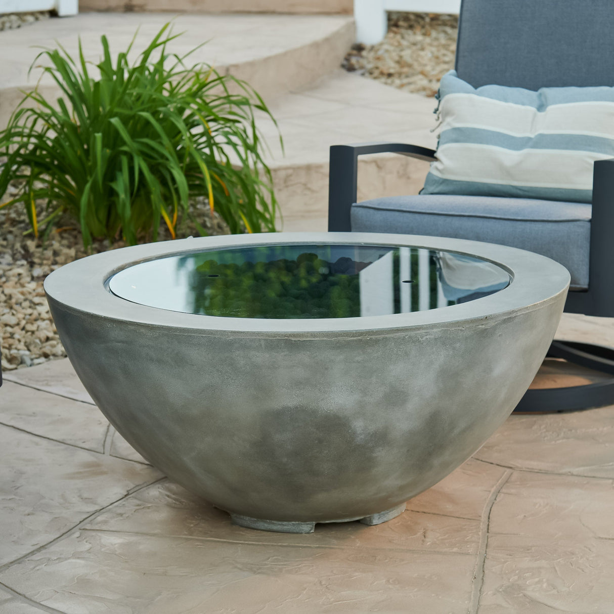 Cove Round Gas Fire Pit Bowl 42"