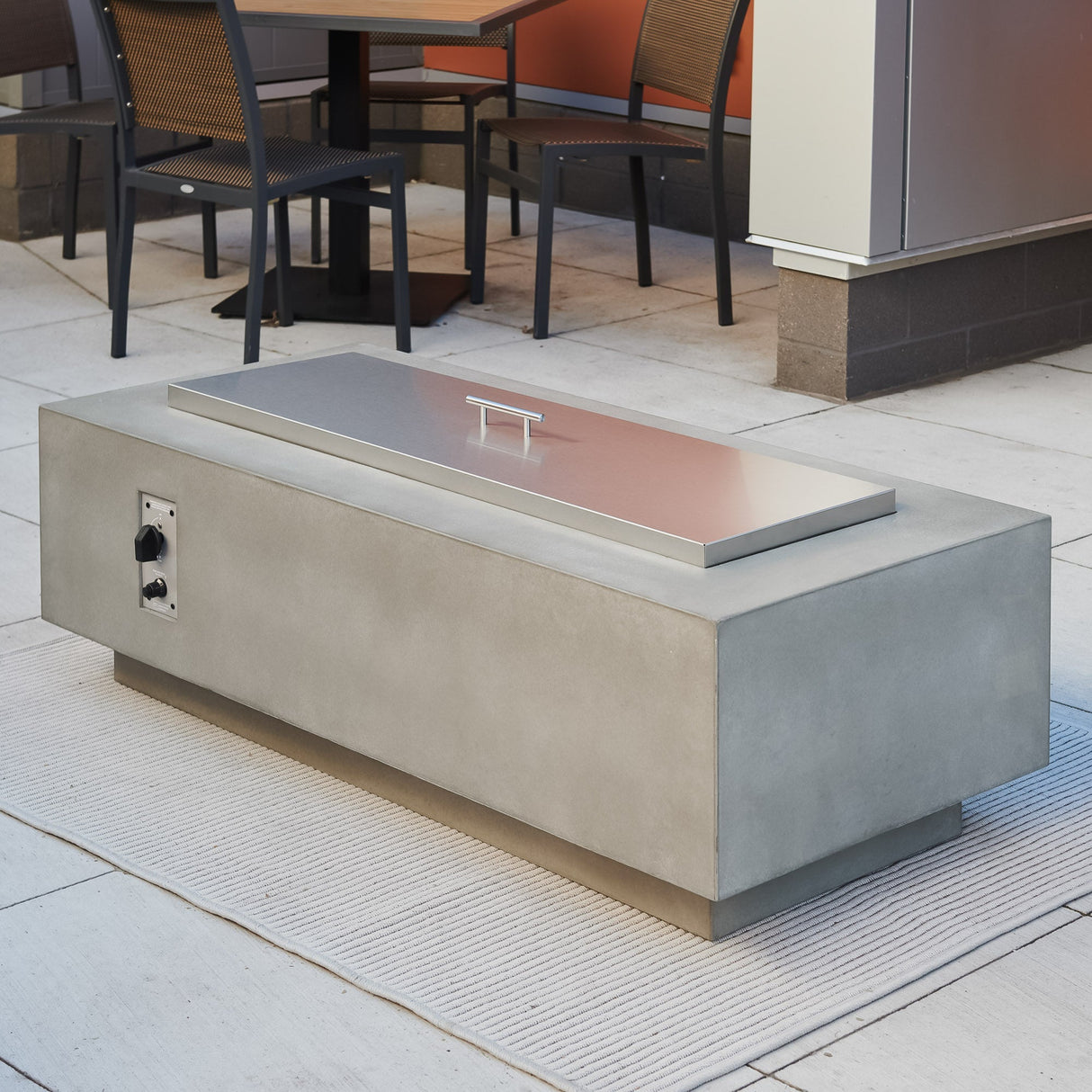 Cove Linear Gas Fire Pit Table 54"