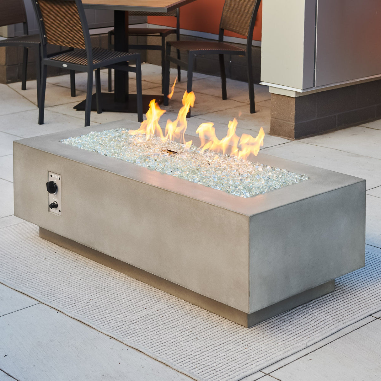 Cove Linear Gas Fire Pit Table 54"