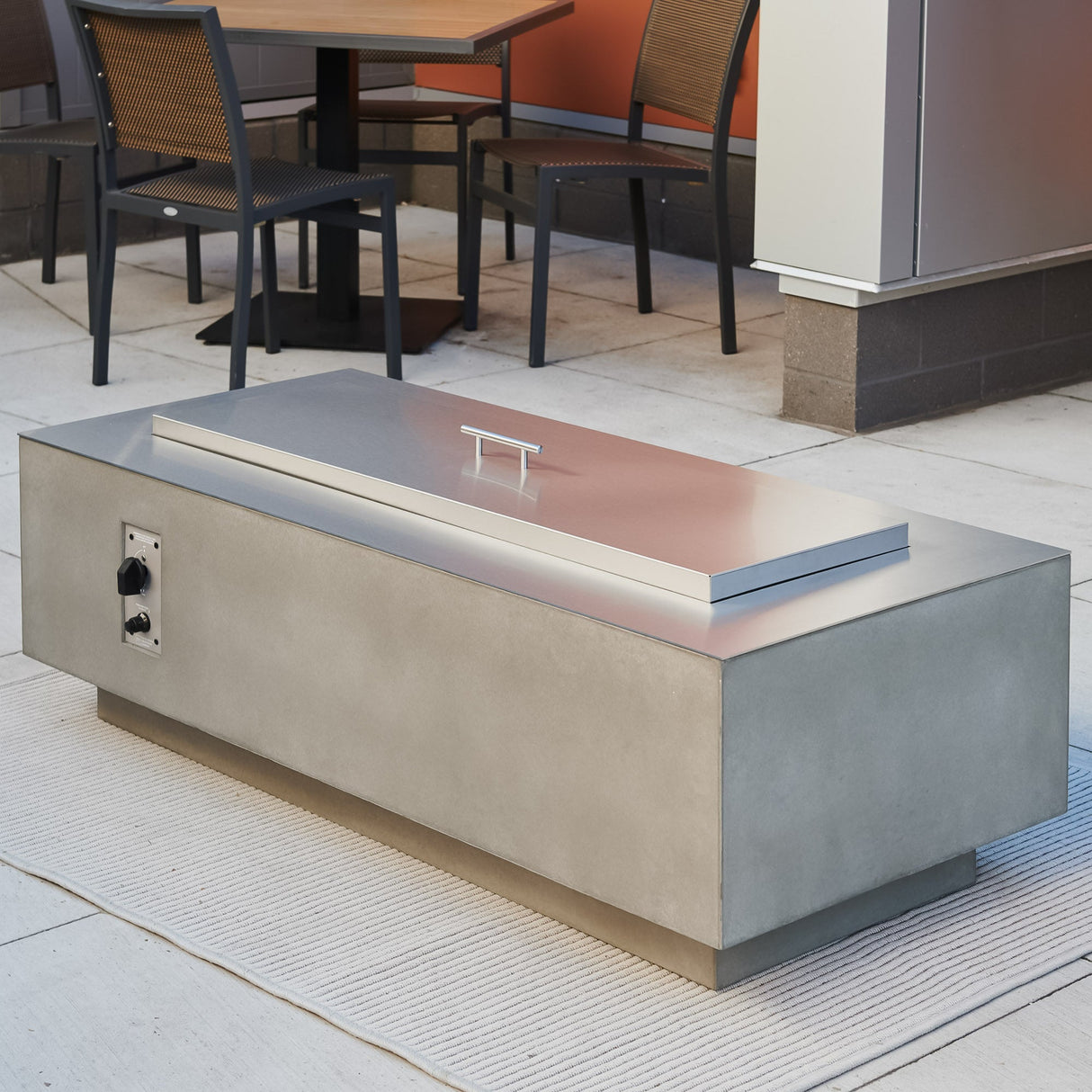 Cove Linear Gas Fire Pit Table 54"