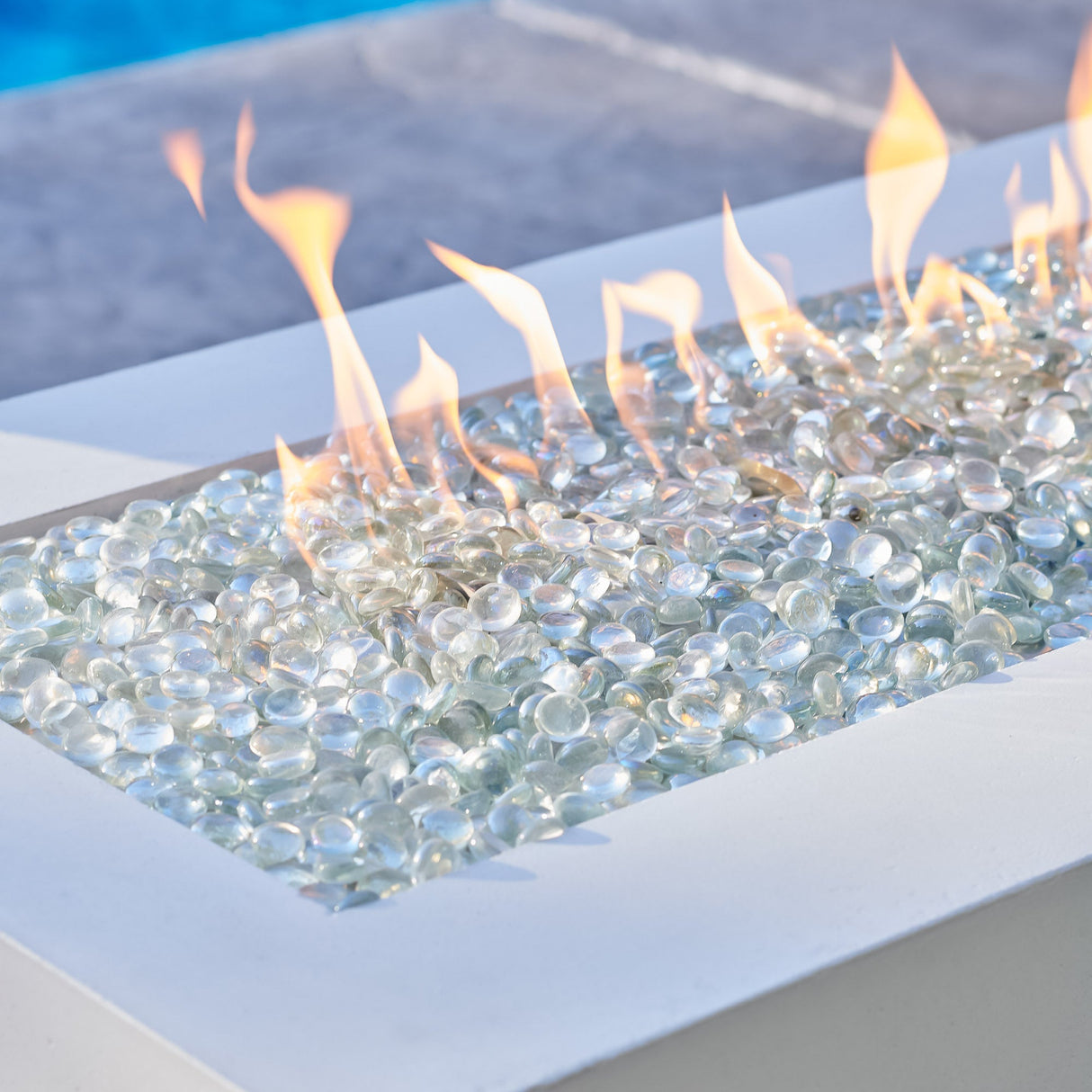 The Outdoor GreatRoom Cove Linear Gas Fire Pit Table 72"