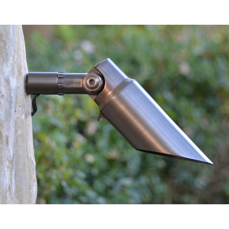 Lumien D1B2-A Brass Spot Light, for Drop-In MR16 (No Lamp Included)