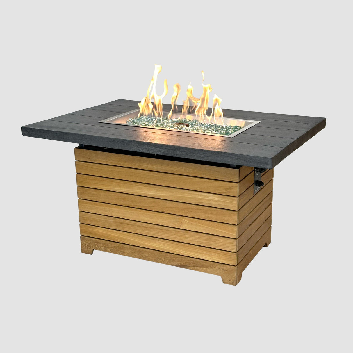 Darien Rectangular Gas Fire Pit Table 42"