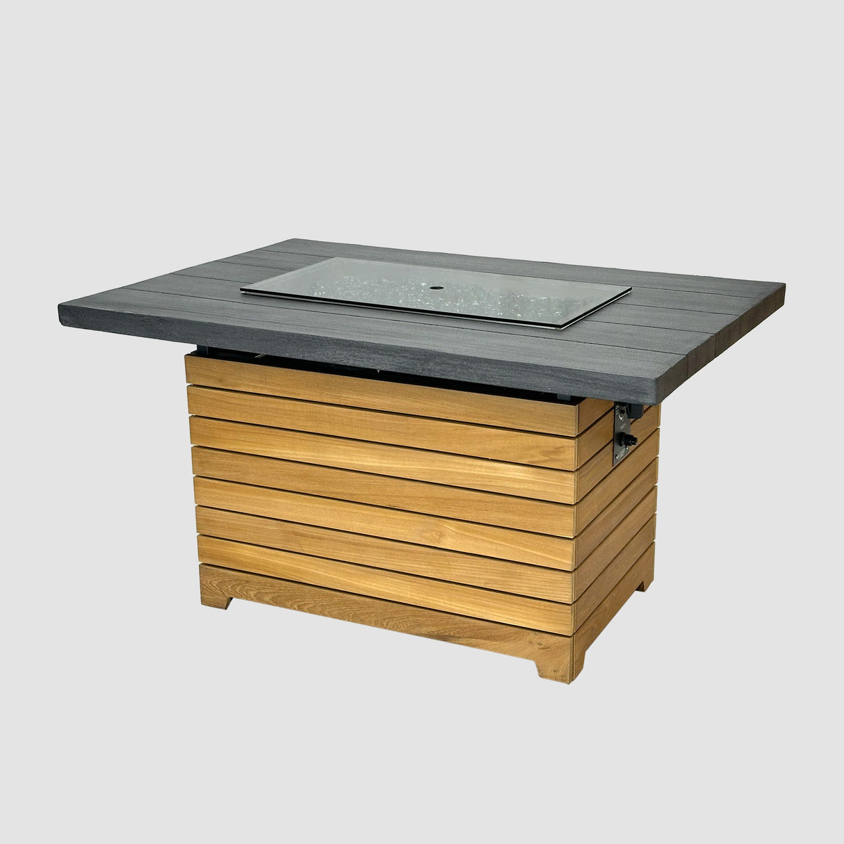 Darien Rectangular Gas Fire Pit Table 42"