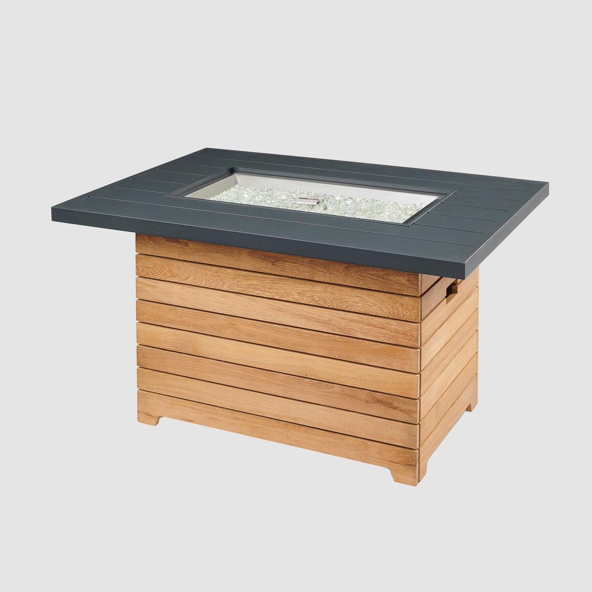 Darien Rectangular Gas Fire Pit Table 42"