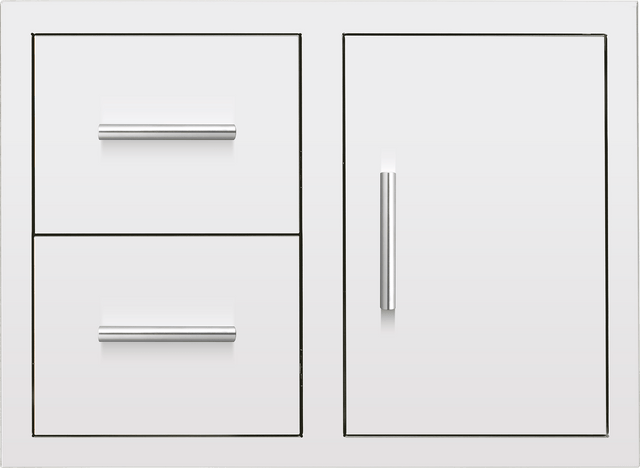 Summerset DC2-30 Drawer & Door Combo - handle detail