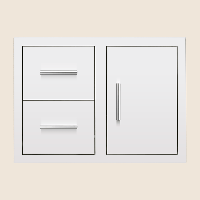 Summerset DC2-30 30-Inch 2-Drawer & Access Door Combo - straight view