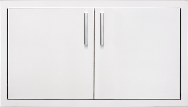 Summerset DD-33 33-Inch Stainless Steel Double Access Doors - straight view