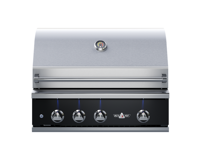Delta Heat 32-Inch 3-Burner Freestanding Gas Grill On Cart - Color Control Panel