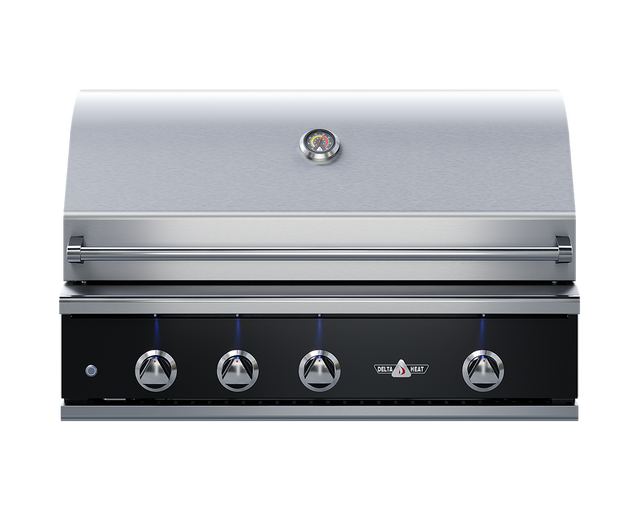 Delta Heat 38-Inch 3-Burner Built-In Gas Grill - Color Control Panel