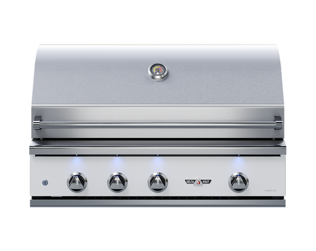 Delta Heat 38-Inch 3-Burner Built-In Gas Grill - Color Control Panel
