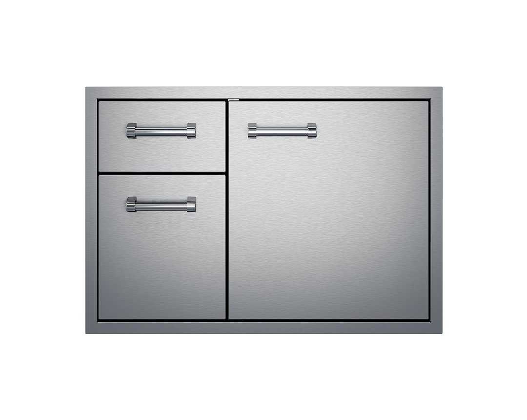 Delta Heat 30-Inch Stainless Steel Access Door & Double Drawer Combo