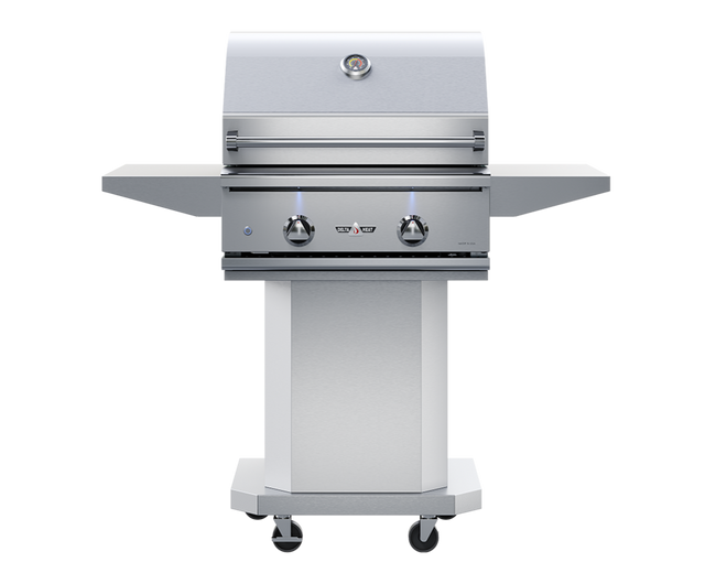 Delta Heat 26-Inch 2-Burner Freestanding Gas Grill On Pedestal Cart