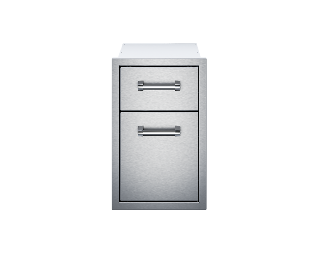 Delta Heat 13-Inch Stainless Steel Double Access Drawer
