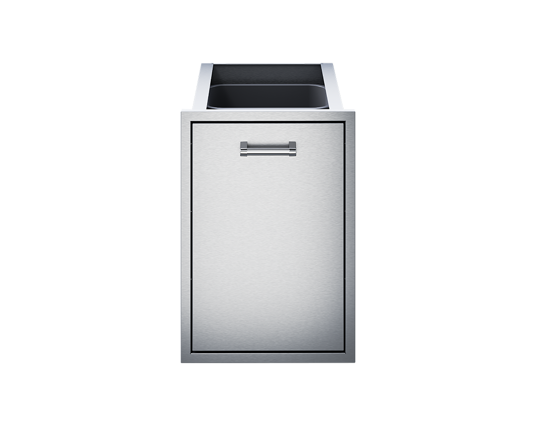 Delta Heat 18-Inch Tall Double Trash Drawer (Trash Can Included)