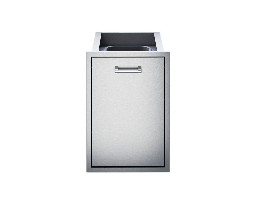 Delta Heat 18-Inch Tall Double Trash Drawer (Trash Can Included)