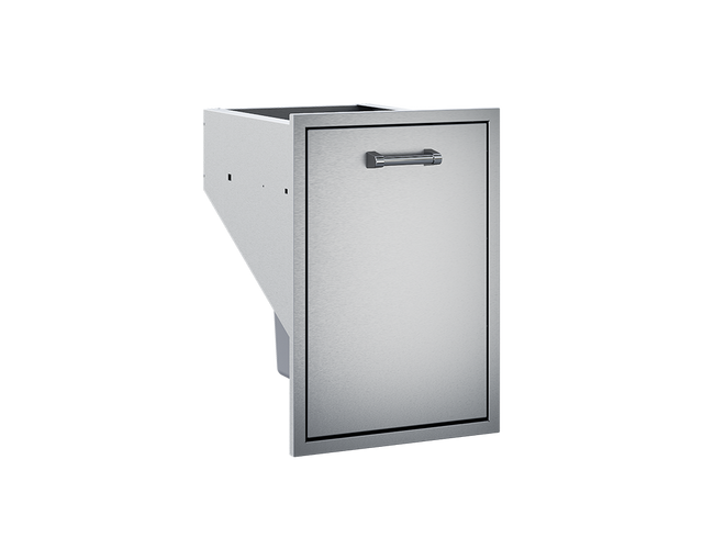 Delta Heat 18-Inch Roll-Out Stainless Steel Trash Bin