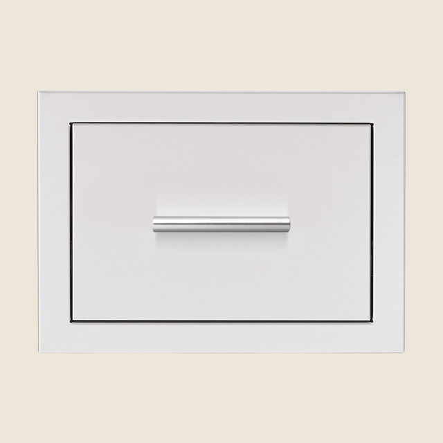 Summerset DR1-17 17-Inch Flush Mount Single Drawer - closed
