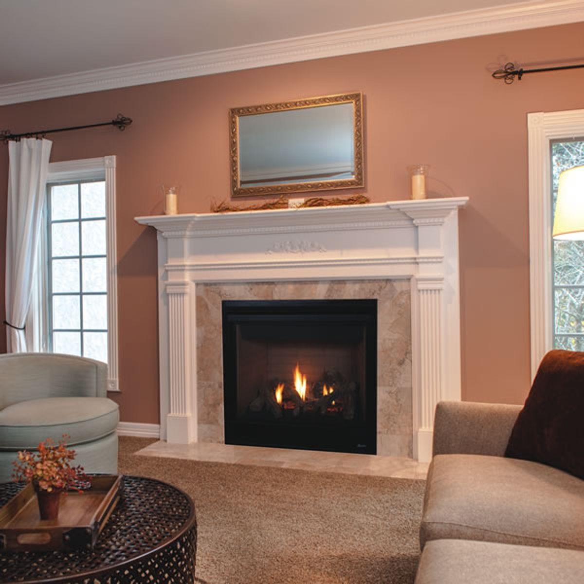 Superior DRT3000 45-Inch Traditional Direct Vent Gas Fireplace