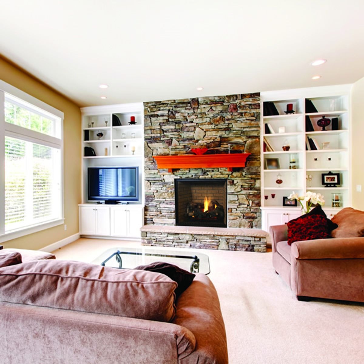 Superior DRT6300 45-Inch Traditional Direct Vent Gas Fireplace - Power Vent Compatible