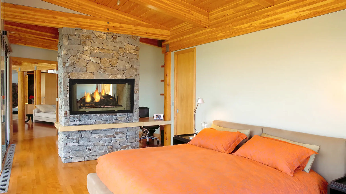 Majestic Designer See Through Wood Burning Fireplace - 42" | DSR42