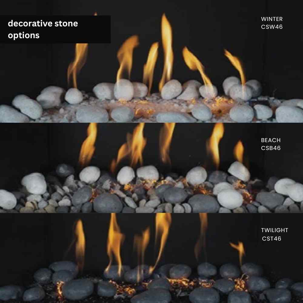 Montigo DelRay 46 Square Direct-Vent Gas Fireplace - DRSQ46NI