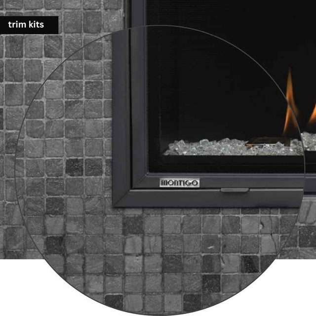 Montigo DelRay 38 Square Direct-Vent Gas Fireplace - DRSQ38NI