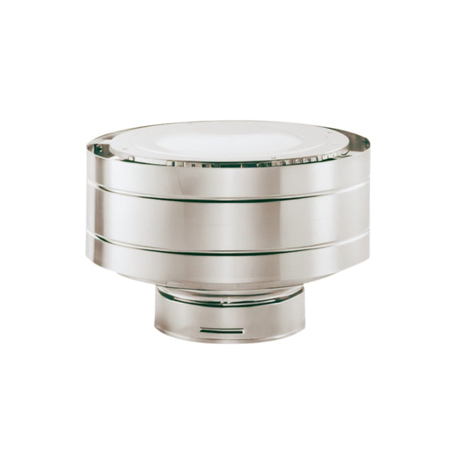 Duravent 4" x 6-5/8" DirectVent Pro Low-Profile Vertical Termination Cap (aluminum) | 46DVA-VC