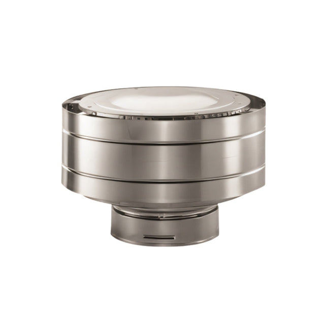Duravent 5" x 8" DirectVent Pro Low-Profile Vertical Termination Cap (SS) | 58DVA-VC-S